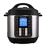 TEKAMON 11-in-1 Electric Pressure Cooker 6.5 Quart, Rice Cooker, Slow Cooker, Egg Cooker, Yogurt Maker, Sauté, Steamer, Stockpot, Sous Vide Cooker, Warmer and More with Deluxe Accessory Set