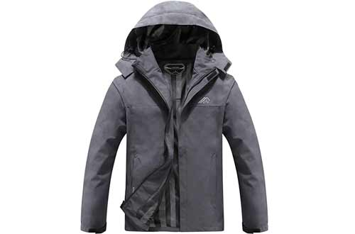Waterproof Hooded Rain Jacket
