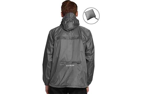 Men's Waterproof Hooded Rain Jacket