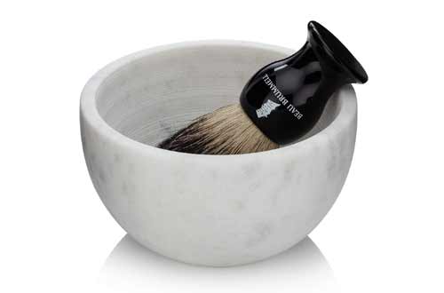 Solid Marble Shaving Soap Bowl
