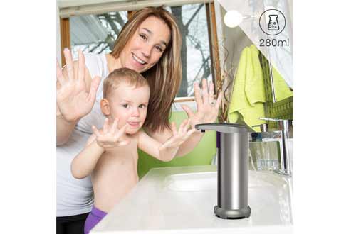 Nozama Automatic Soap Dispenser Equipped with Stainless Steel