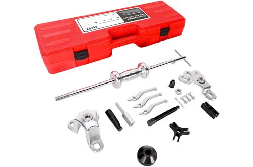 Orion Motor Tech 9-Way Slide Hammer Puller Set, Front Wheel Hub Bearing Remover & Rear Wheel Axle Hub Dent Shaft Puller Tool Kit