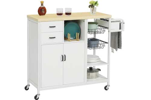 Kitchen Utility Trolley Cart with Drawers