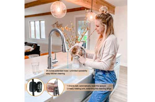 ARRISEA Touch-on Activation Kitchen Sink Faucets