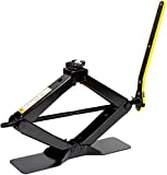 Car Scissor Lift Jack for SUV/MPV max 2 Tons Capacity with Hand Crank Trolley Lifter with Ratches (1 Pack)