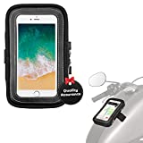 Motorcycle Magnetic Tank Bag, Sportbike Phone Pouch Case with 8 Strong Magnets Touch Screen for Cell phone up to 6.3 Inch