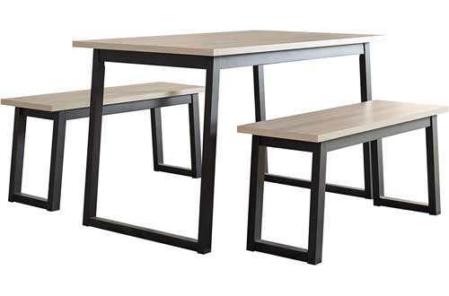 Signature Design by Ashley Waylowe Dining Room Table and Benches