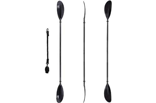 OCEANBROAD Kayak Paddle 230CM/90.5 Inches Alloy Shaft