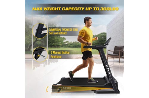 OMA Treadmills for Home, Max 2.25 HP Folding Incline Treadmills