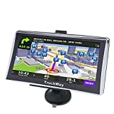 TruckWay GPS - Pro Series Model 720 - Truck GPS 7' Inch for Truck Drivers Navigation Lifetime North America Maps (USA + Canada) 3D & 2D Maps, Touch Screen, Turn by Turn Directions