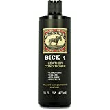 Bick 4 Leather Conditioner and Leather Cleaner 16 oz - Will Not Darken Leather - For Colored and Natural Leather Apparel, Furniture, Jackets, Shoes, Auto Interiors, Bags & All Other Accessories