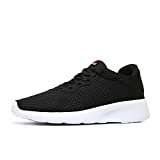 MAIITRIP Men's Running Shoes Sport Athletic Sneakers Gym Shoe,Black White,Size 11