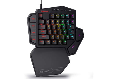 Redragon One-Handed RGB Mechanical Gaming Keyboard