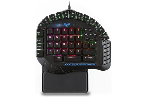 AULA 30 Progammable Keys One Handed Merchanical Gaming Keyboard