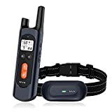 NVK Shock Collars for Dogs with Remote - Rechargeable Dog Training Collar for Large Medium Small Dogs with 3 Modes, Beep, Vibration and Shock, Waterproof, 1600Ft Remote Range,Adjustable Shock Levels