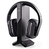 Avantree HT280 Wireless Headphones for TV Watching with 2.4G RF Transmitter Charging Dock, Digital Optical System, High Volume Headset Ideal for Seniors, 100ft Range, No Audio Delay, Plug and Play