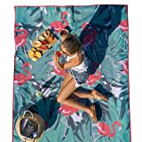 CGEAR Sandlite – Patented Sand-Free Beach Mat – Multi Use Outdoor Camping Mat, Picnic Blanket, Exercise Stretching Mat – Rollup Compact – Also Great for Families and Equipment Protection