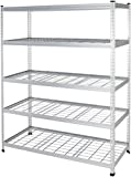 Amazon Basics Heavy Duty Storage Shelving Unit - Single Post, 60 x 24 x 78 Inch, High-Grade Aluminum