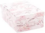 American Crafts Photo Boxes Floral Geo Silver Foil Die Cuts with a View