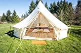 Life inTents Fernweh Bell Tents for Camping - 100% 390 GSM Weighted Cotton Canvas Camping Tents - The #1 Outdoor Waterproof Yurt Tent, Family Tent, Glamping Tent, Teepee Tent, fits Camping Stove