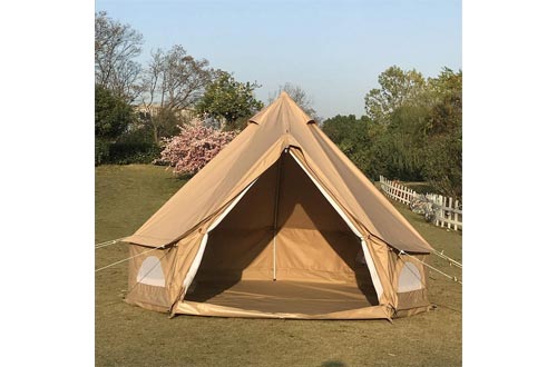 Dream House Waterproof Ripstop Polyester Cotton Camping Bell Tent 