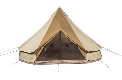  TETON Sports Sierra Canvas Tent; Waterproof Bell Tent