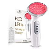 Project E Beauty RED Light Therapy Machine | Wireless Photon Collagen Boost 630nm Skin Rejuvenation Anti Aging Firming Lifting Tightening Toning Wrinkles Fine Lines Removal Rechargeable Handheld