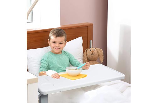 Vaunn Medical Deluxe Adjustable Overbed Bedside Table