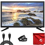 Sansui 24-Inch 720p HD LED Smart TV (S24P28DN) with Built-in HDMI, USB, High Resolution, Digital Noise Reduction, Dolby Audio Bundle with Circuit City 6-Feet 4K HDMI Cable and Accessories
