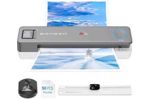 BONSEN 13 Inches Laminator with 50 Laminating Pouches