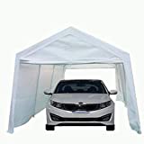 Overwhelming 10'x20' Heavy Duty Carport Outdoor Car Canopy Garage Car Shelter-White