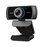 Unzano 1080P Webcam, HD Web Camera with Microphone, USB Camera for Computer/Desktop/Laptop/PC, Manual Focus&100-degree FOV, Conferencing and Video Calling for Zoom/Skype/Teams