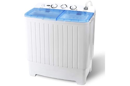 ZENY Portable Compact Twin Tub Laundry Washing Machine