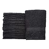 Linteum Textile (12-Pack, 16x27 inches), Bleach Proof Hand Towels - Bleach Safe Salon & Gym Towels, 100% Cotton