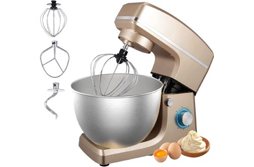 Stand Mixer, Sincalong 8.5QT 6 Speed Control Electric Stand Mixer with Stainless Steel Mixing Bowl and 3 Attachments
