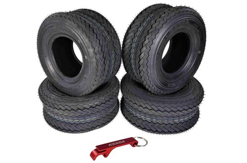 Kenda Hole-N-1 Golf Cart Tires Front Rear Set Hole in one Replacement Golf Car Tires