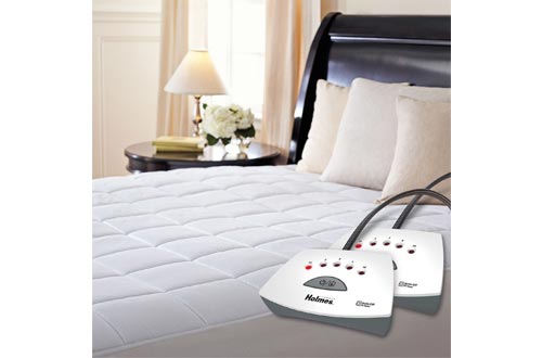 Holmes Premium Quilted Electric Heated Mattress Pad