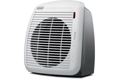 De'Longhi Portable Fan Heater, Quiet 1500W, 2 Settings, Energy Saving, Overheat Protection, Compact & Ideal for Small to Medium Sized Rooms