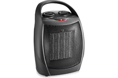 andily Small Ceramic Space Heater Electric Portable Heater Fan for Home Dorm Office Desktop and kitchen