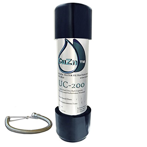 CuZn UC-200 Under Counter Water Filter - 50K Ultra High Capacity - Made in USA