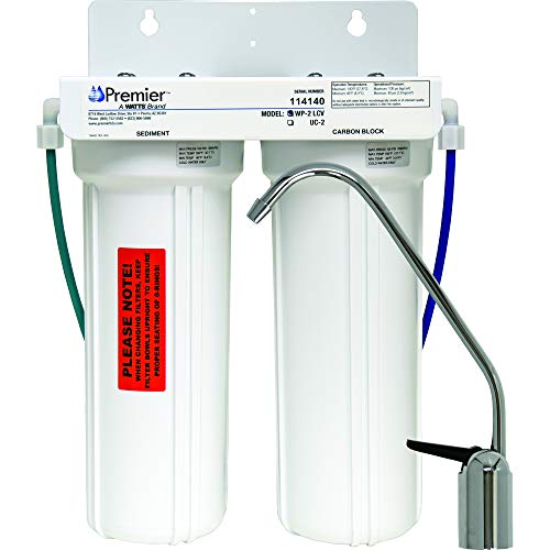 Watts Premier WP500313 WP2-LCV 2-Stage Under-Counter Lead & VOC Reducing Drinking Water Filtration System
