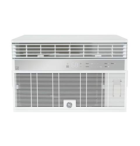 GE Smart Air Conditioner for Window | 10,000 BTU | Easy Install Kit Included | Complete With Wifi and Smart Home Connectivity | Energy Star Certified | Cools up to 450 Square Feet | 115 Volts | White