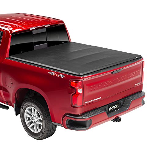 Gator ETX Soft Tri-Fold Truck Bed Tonneau Cover | 59110 | Fits 2014 - 2018, 2019 Ltd/Lgcy Chevy/GMC Silverado/Sierra 1500 6' 7' Bed (78.9')