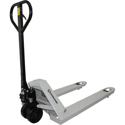 Strongway Pallet Jack - 4400-Lb. Capacity, 62in.L x 27in.W