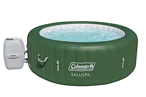 Coleman SaluSpa Inflatable Hot Tub | Portable Hot Tub W/ Heated Water System & Bubble Jets | Fits up to 4 People