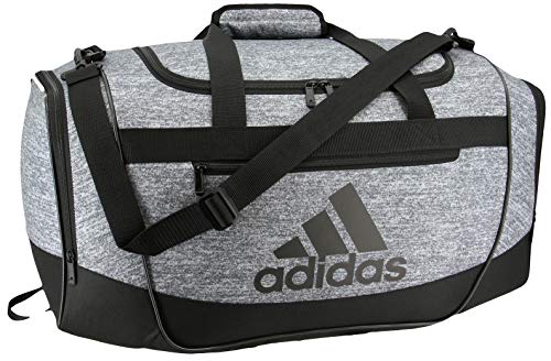 adidas Defender 3 Medium Duffel Bag, Onix Jersey/Black