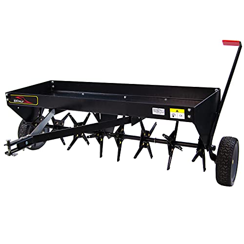 Brinly PA-482BH-A Tow Behind Plug Aerator with Universal Hitch, 48'