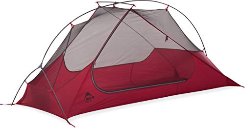 MSR FreeLite 1-Person Ultralight Breathable Backpacking Tent, RED/White