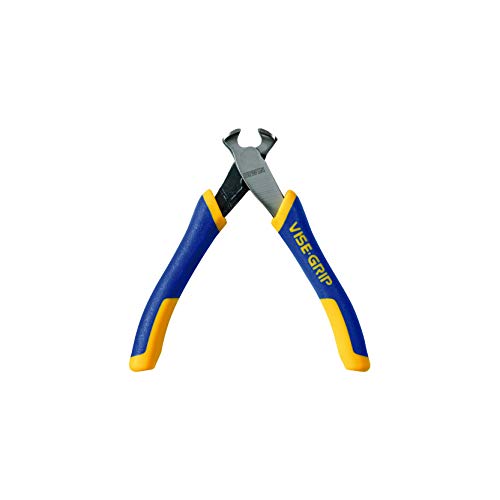 IRWIN Tools VISE-GRIP Pliers, End Cutting with Spring, 4-1/4-Inch (2078904) , Blue