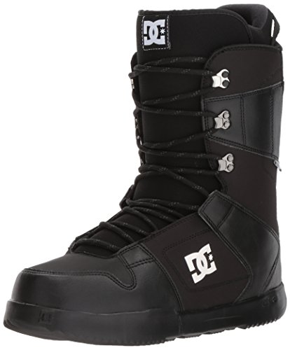 DC Men's Phase Lace Up Snowboard Boots, Black, 9.5